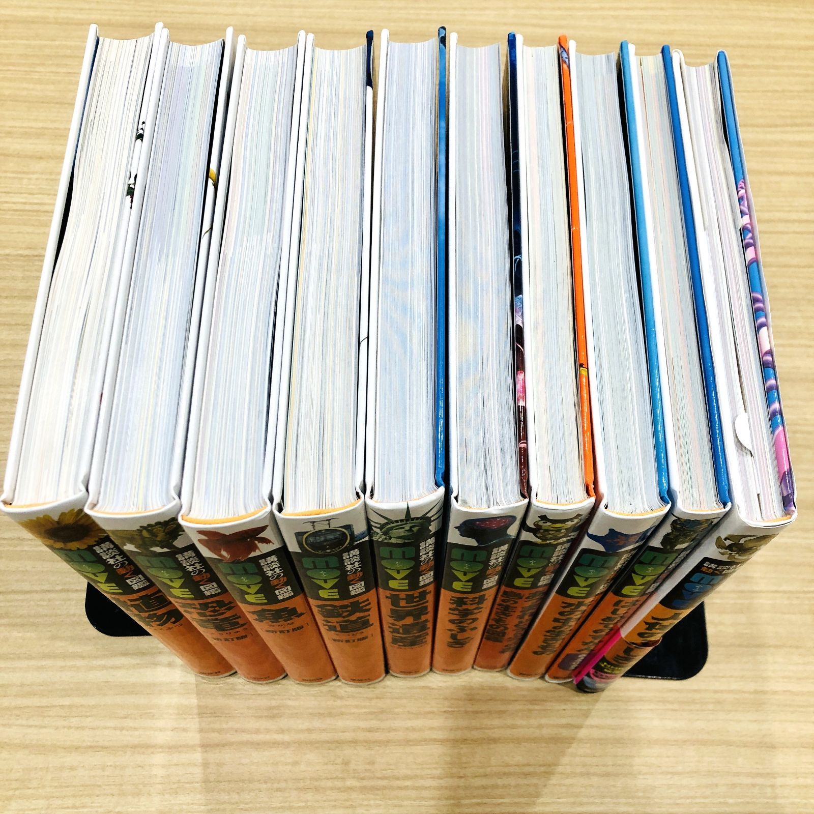 ◇[F]図鑑まとめ売り10冊 講談社の動く図鑑MOVE DVD10枚付 あつ森 新訂
