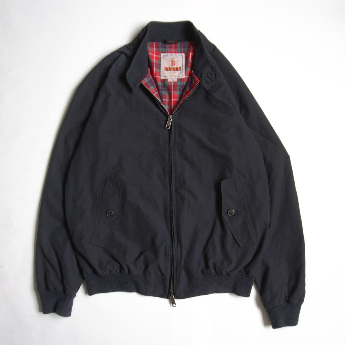 【美品/ビッグサイズ】BARACUTA【G9 スウィングトップ ハリントンジャケット】 46 バラクータ ブラック s2605048 29,315円