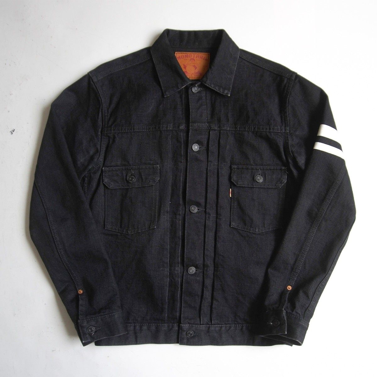 美品】桃太郎ジーンズ 【B2105SP TYPE 2ND ブラックデニムジャケット 