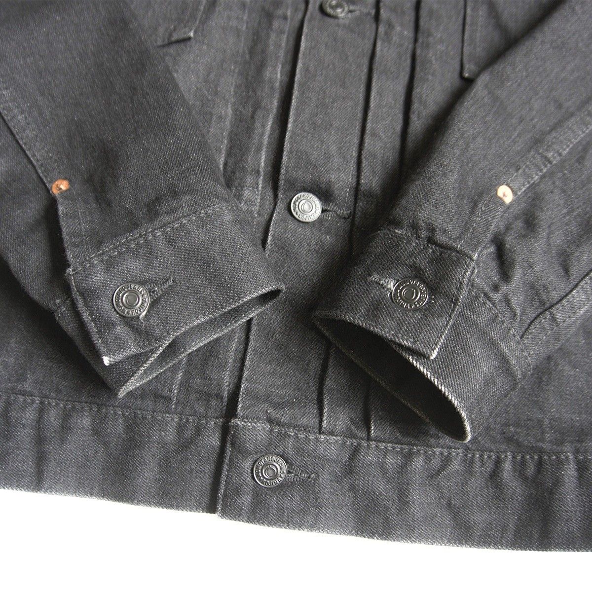 美品】桃太郎ジーンズ 【B2105SP TYPE 2ND ブラックデニムジャケット 