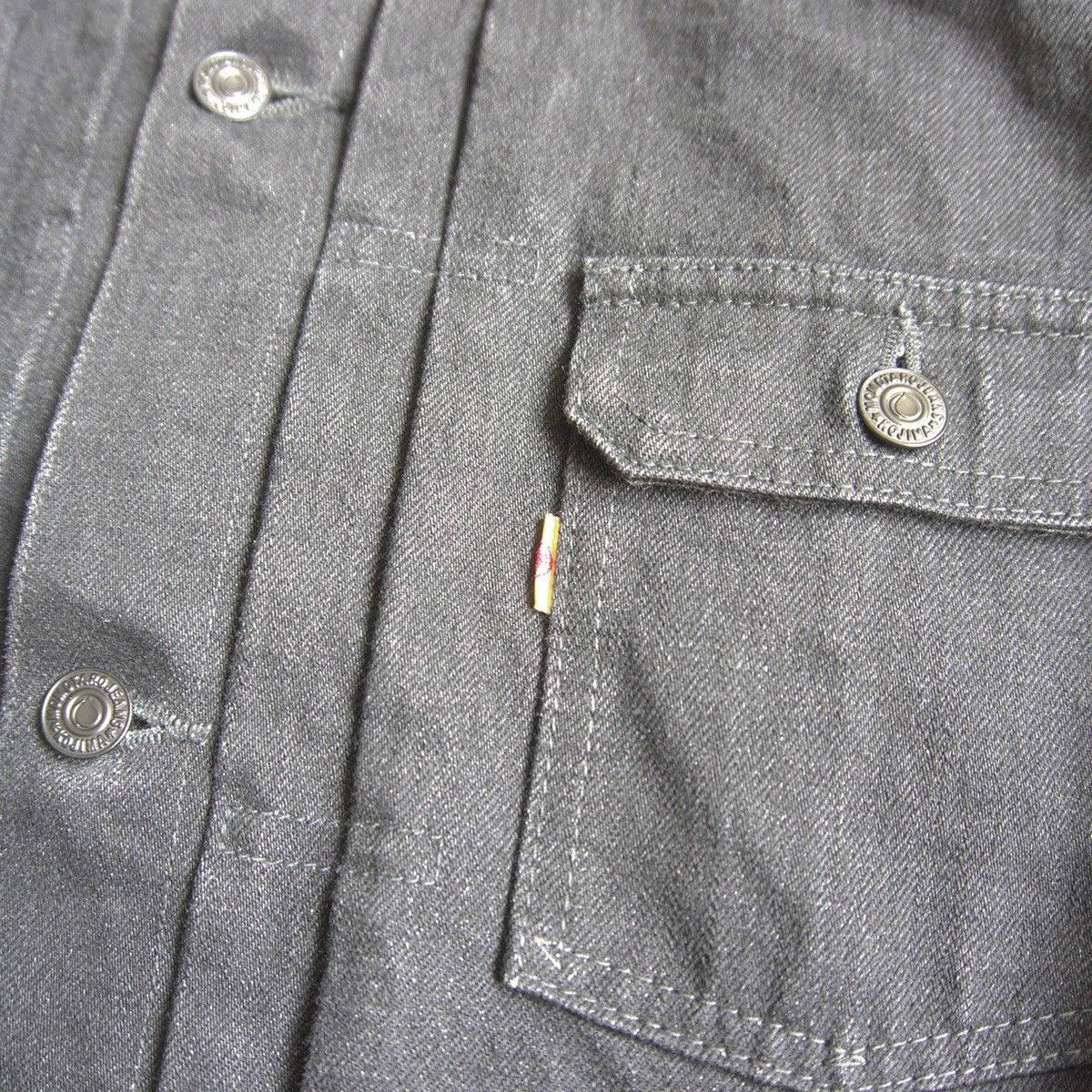 美品】桃太郎ジーンズ 【B2105SP TYPE 2ND ブラックデニムジャケット 