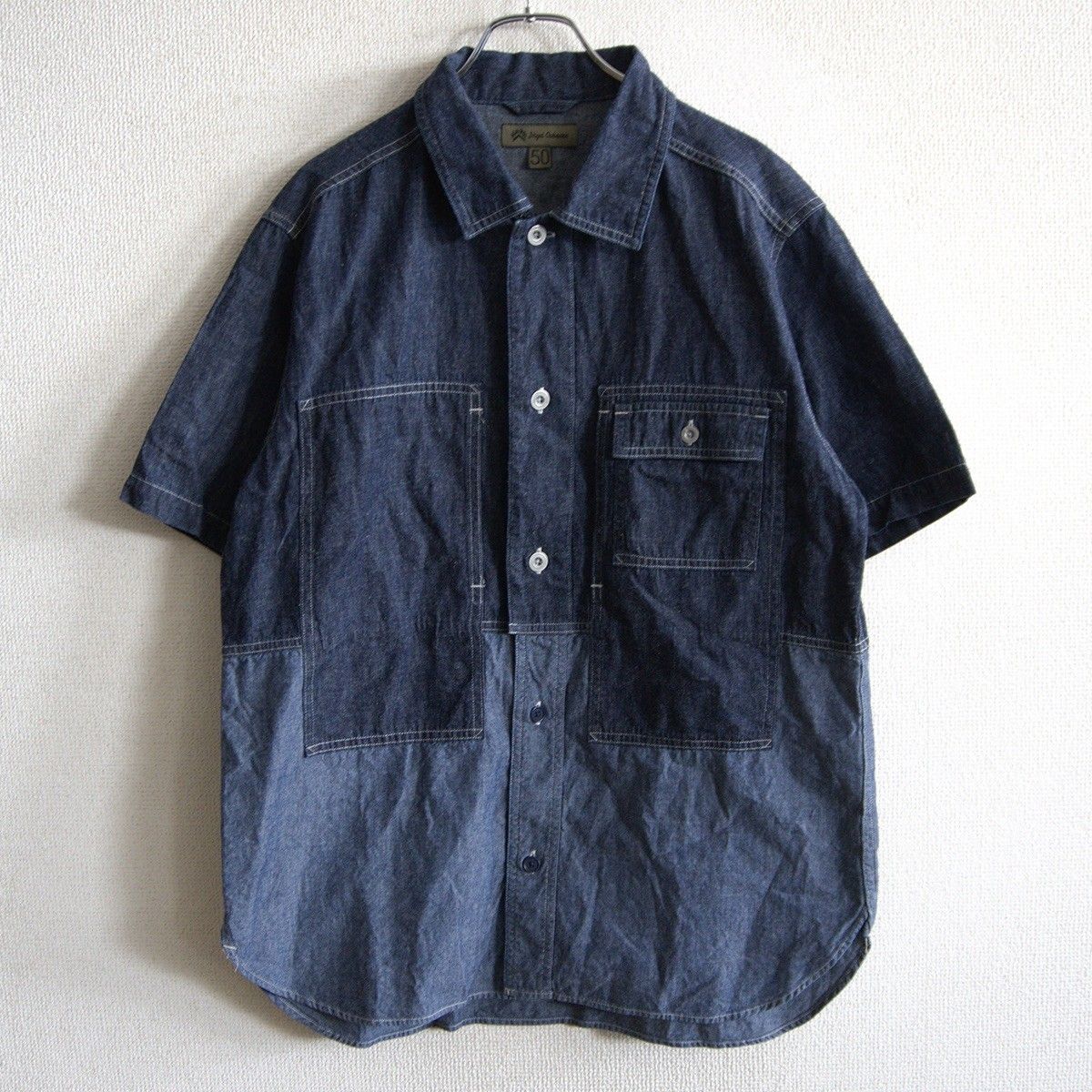 美品/ビッグサイズ】NIGEL CABOURN 【UTILITY SHIRTS】50