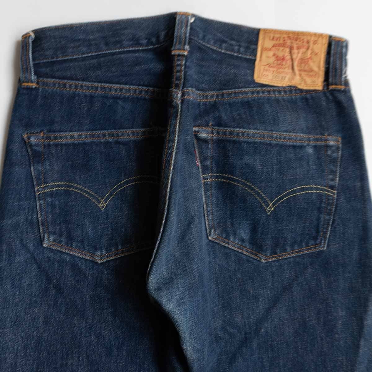 濃紺/バレンシア製】 LEVI'S 【 47501 / 501XX ビッグE デニムパンツ