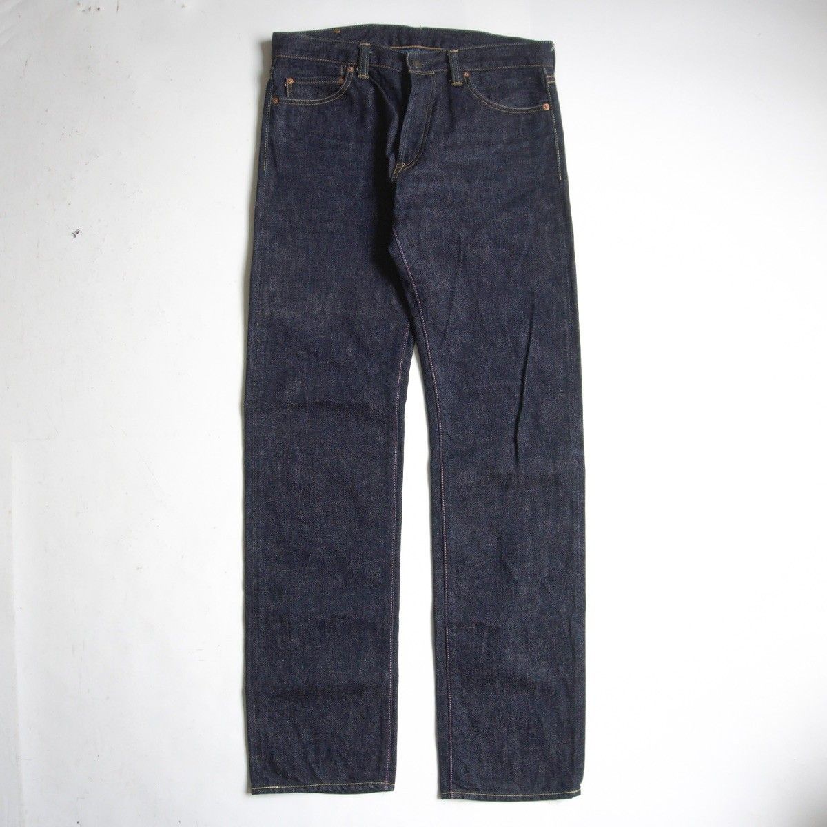 MOMOTARO JEANS G017-MB 銅丹特濃タイトストレート W32