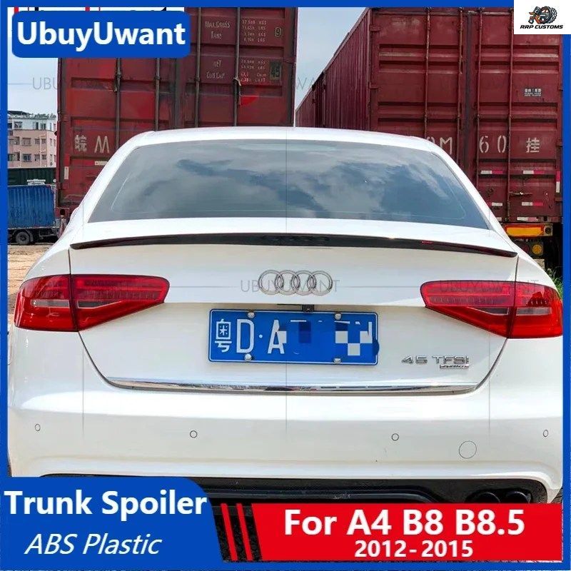 2012-2015 アウディ A4 B8.5 B8 リアスポイラー ABS樹脂製 車用テールウィング装飾 トランクスポイラー 9,679円