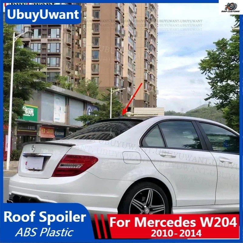 2010-2014 ベンツ W204 セダン ルーフスポイラー ABS樹脂製 車用リアウィンドウウィング装飾スポイラー C180K C200 C300 10,072円