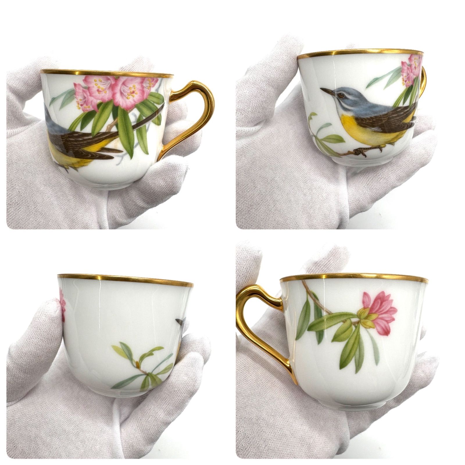 ブランド カップ&ソーサー 4客セット Meissen / Royal Copenhagen / 大倉陶園 / Linea Monica まとめ売り 洋食器 ティーカップ コーヒーカップ ブランド カップ&ソーサー 4客セット Meissen / Royal Copenhagen / 大倉陶園 / Linea Monica まとめ売り 洋食器 ティーカップ コーヒーカップ