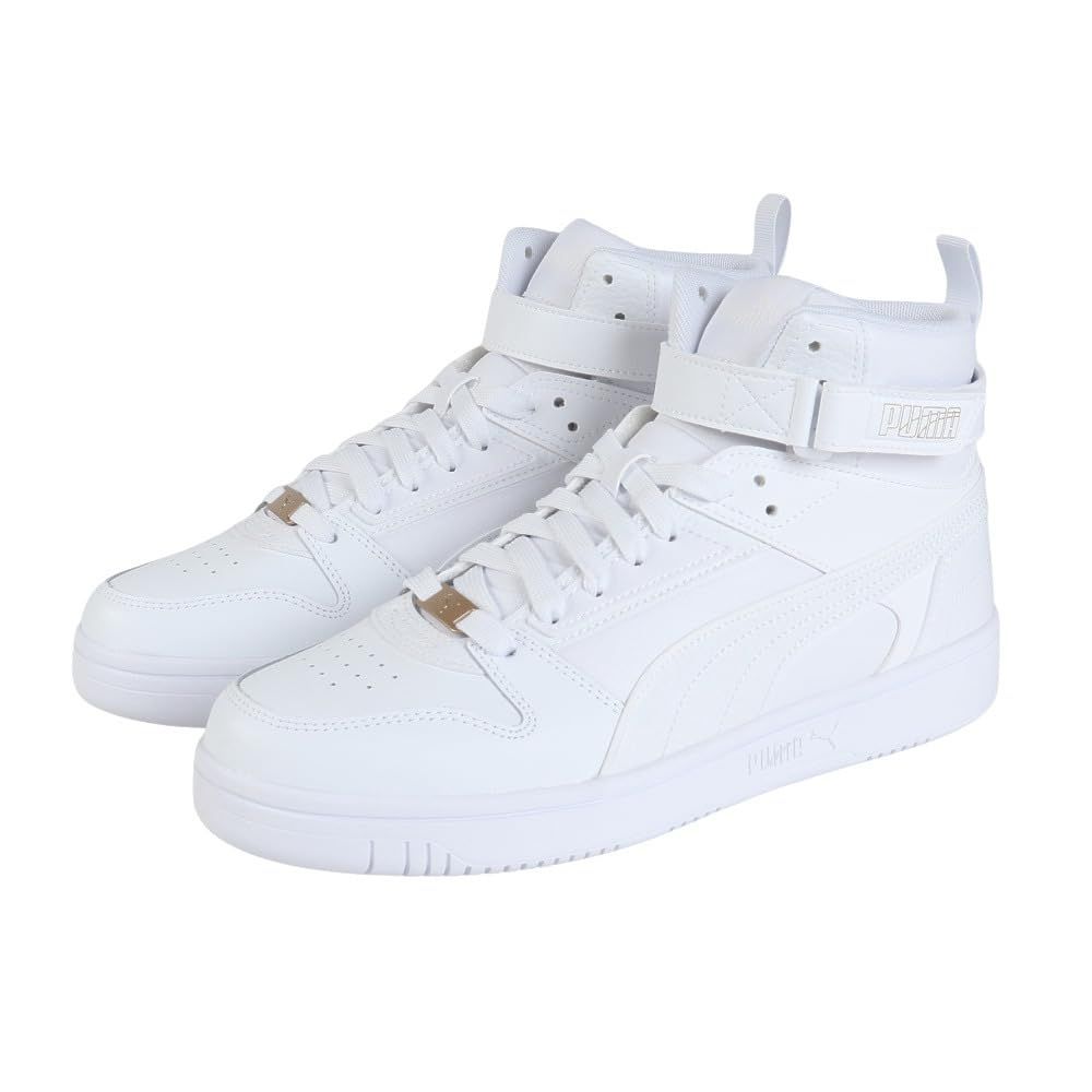 プーマ（PUMA） スニーカー スポーツシューズ リバウンド ジョイ ハイ ワイド 39842901（ホワイト/２３．５/Men's） [ホワイト] [23.5 cm]