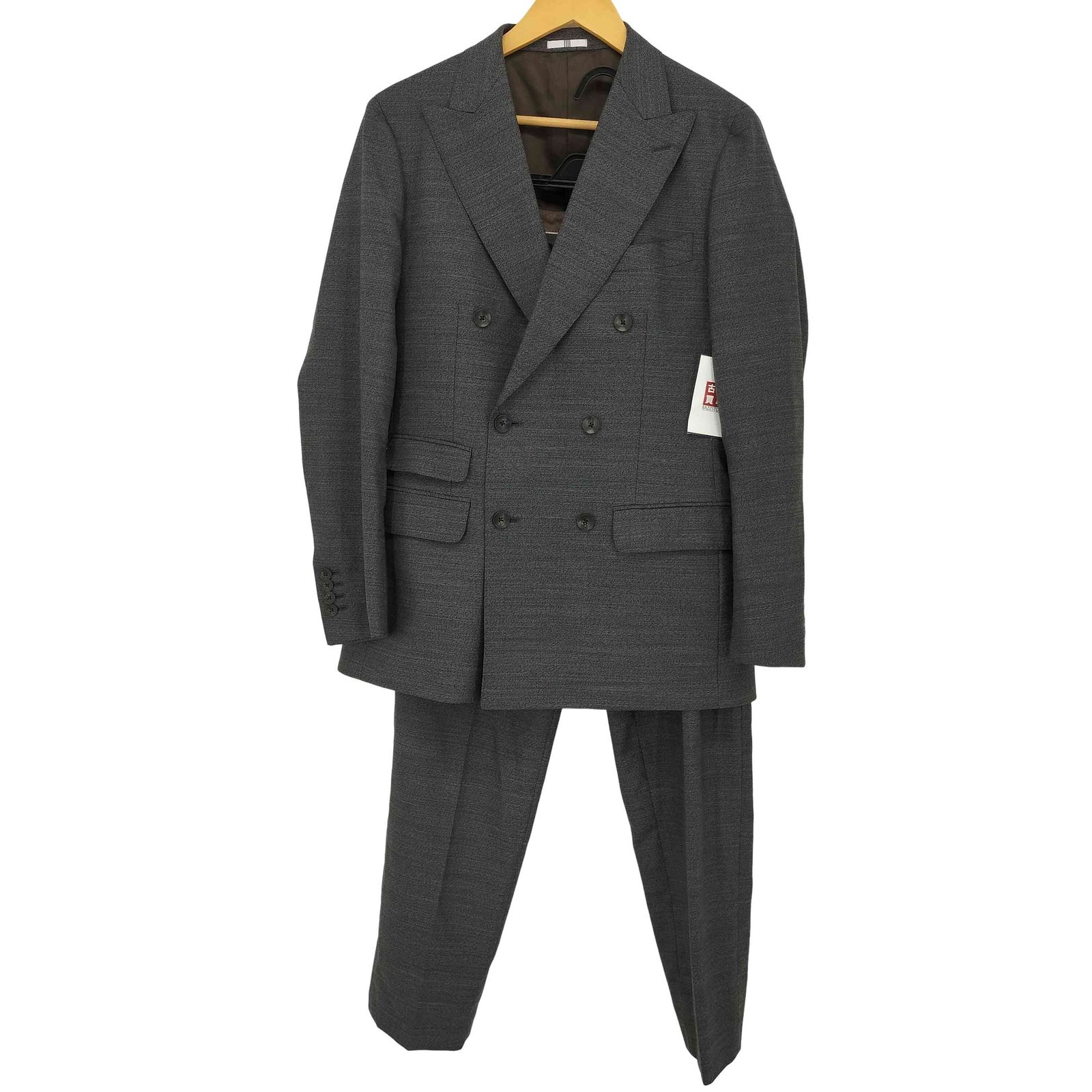 スーツセレクト SUIT SELECT 6釦2掛けダブルスーツ 2タック