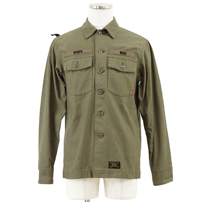 SALE】WTAPS ダブルタップス ミリタリーシャツ サイズ 2 メンズ BUDS