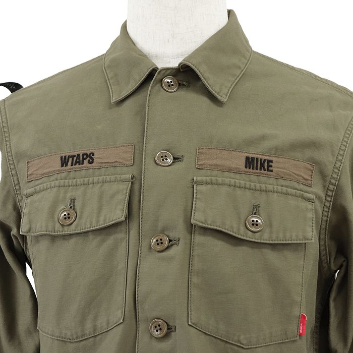 SALE】WTAPS ダブルタップス ミリタリーシャツ サイズ 2 メンズ BUDS
