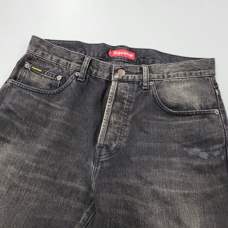 中古品】Supreme シュプリーム 24FW DISTRESSED LOOSE FIT SELVEDGE