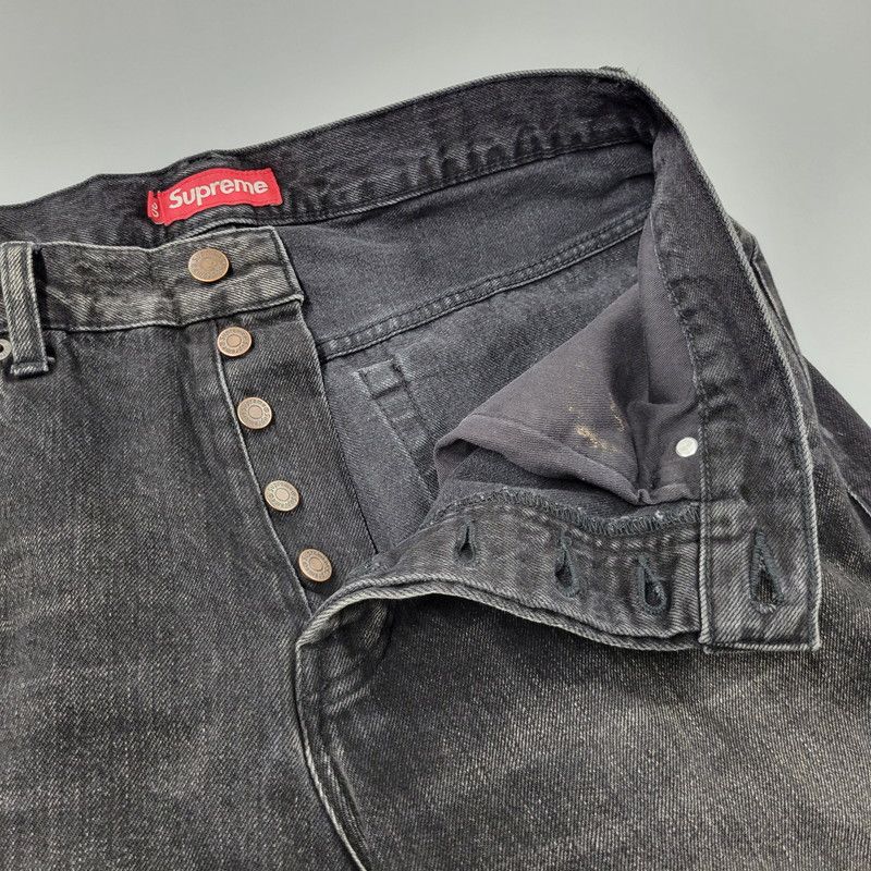 中古品】Supreme シュプリーム 24FW DISTRESSED LOOSE FIT SELVEDGE