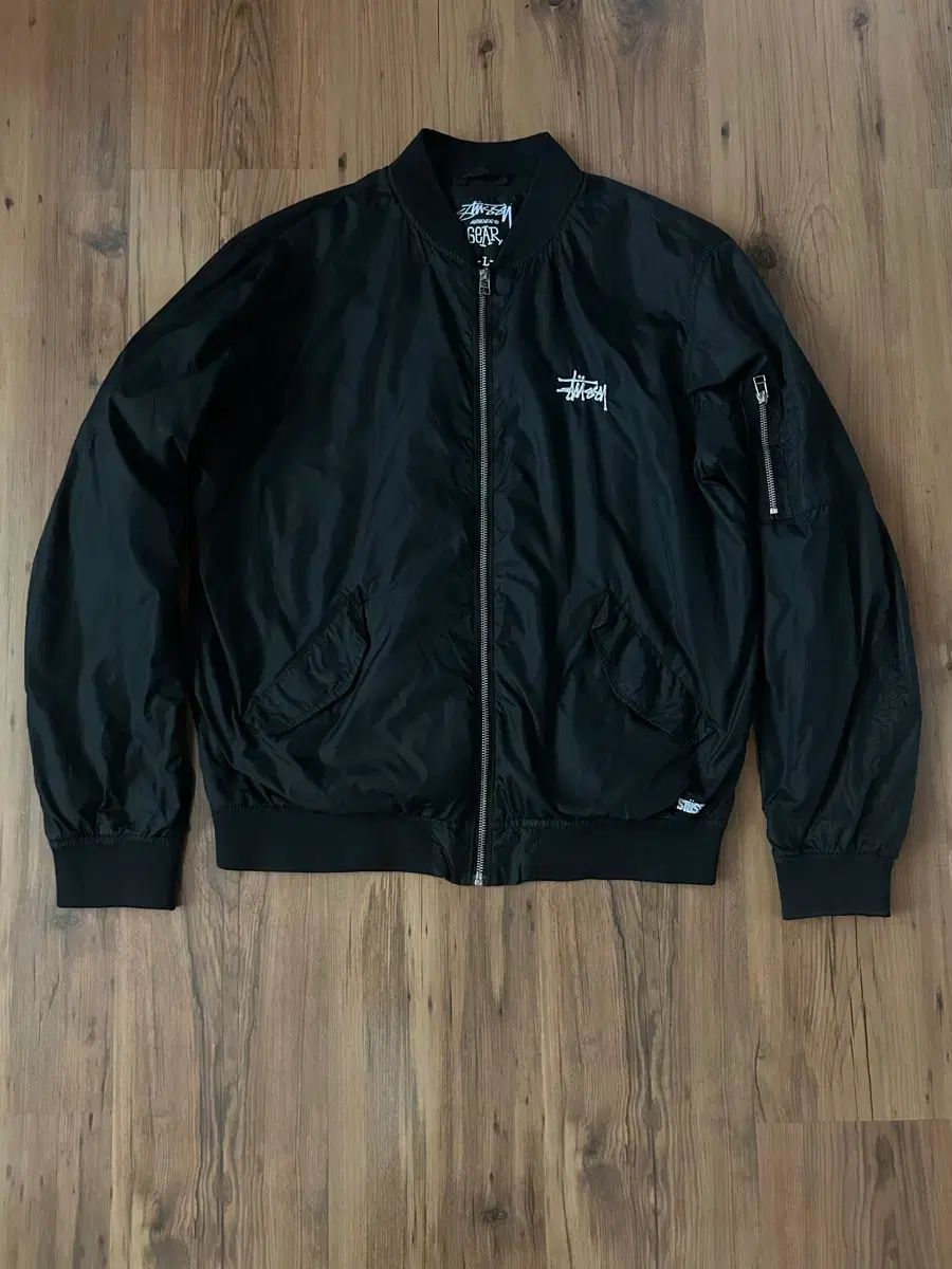 STUSSY MA-1ジャケット - メルカリ