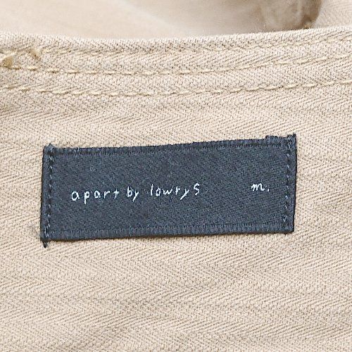 ◇ apart by lowrys ウェスト調整ベルト Aライン ミドル ロング ラップ 巻き スカート　Mサイズ ベージュ レディース E 【1301260039960】