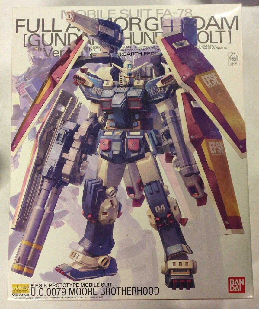 バンダイ MG 1/100 機動戦士ガンダム サンダーボルト フルアーマー・ガンダム Ver.Kaa（GANDAM THUNDERBOLT版）