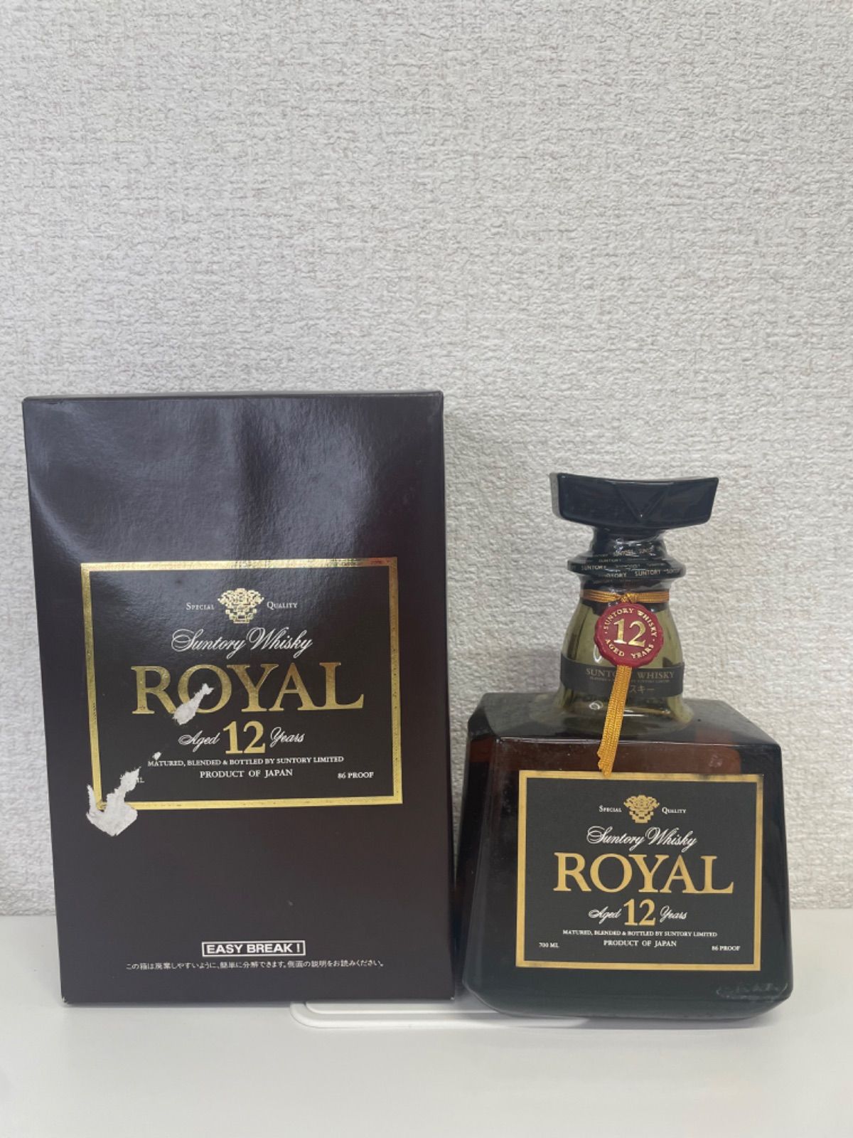 サントリー ローヤル 12年 黒ラベル 43度 700ml M294④ - メルカリ