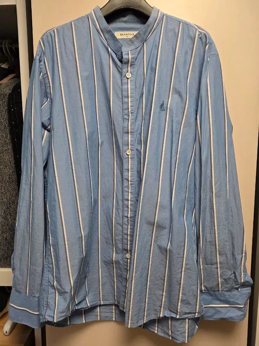 BEAN POLE ビーンポール ブルー シャツ (105)