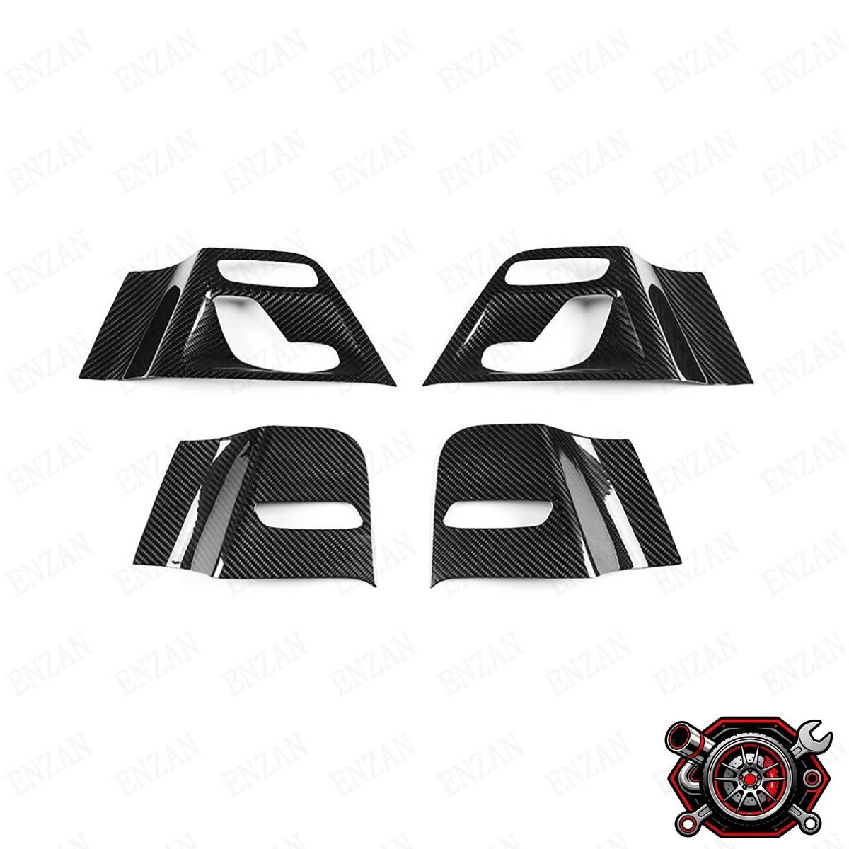 売れ筋リアルカーボン製ベンツ Gクラス 　W463A W464 G500 G63 G350D　座席調節スイッチカバー　 4枚セットcp516