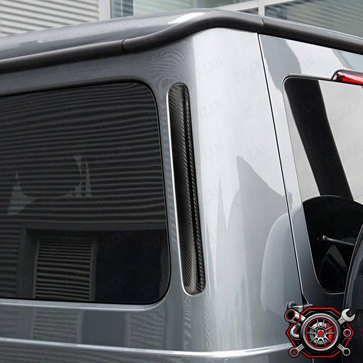 売れ筋カーボン製ベンツ Gクラス 　W463A W464 G500 G63 G350D　Cピラー カバー　リアエアルーバーカバー　 左右セットcp516