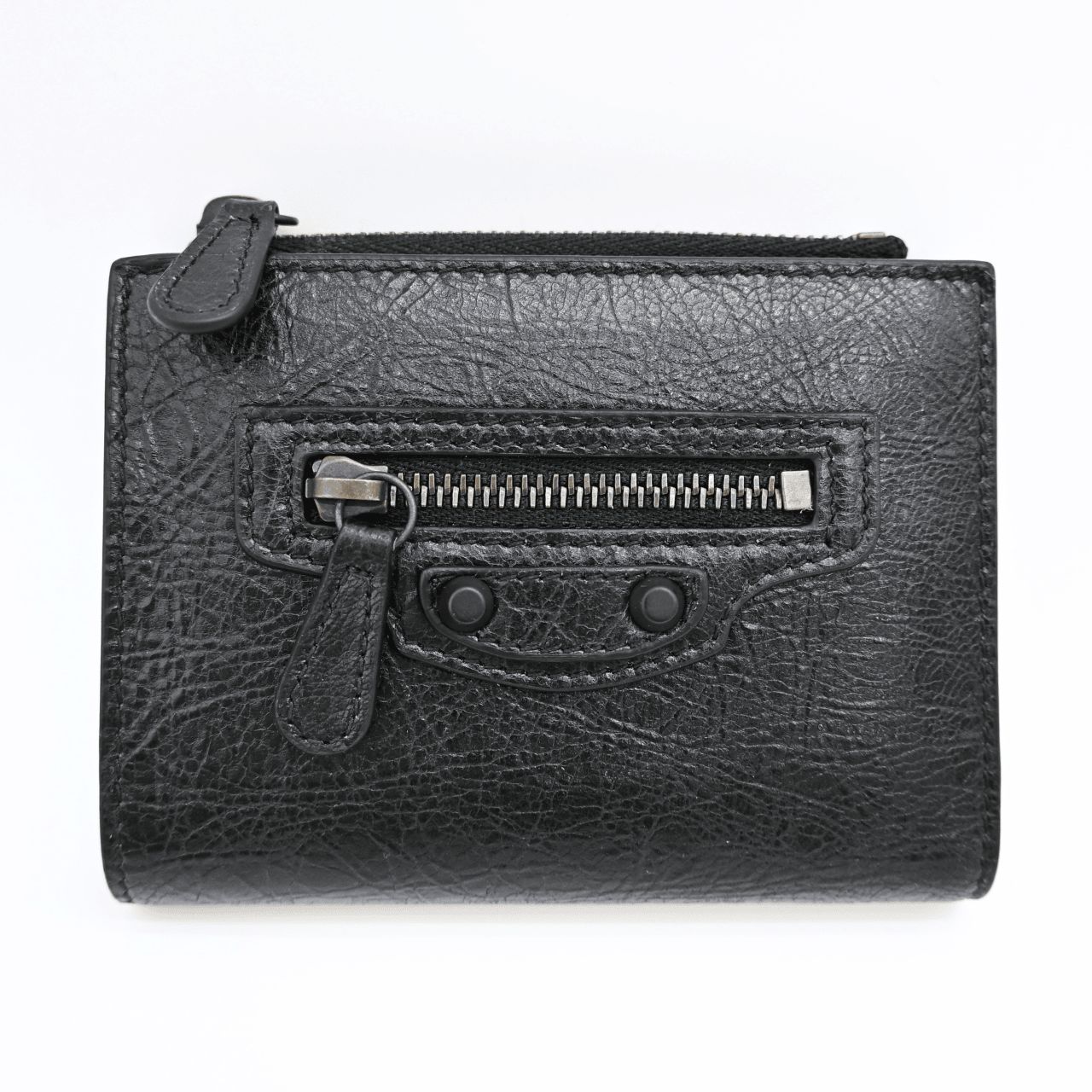 BALENCIAGA バレンシアガ LE CITY バイフォールド ウォレット ブラック コンパクトウォレット 財布 (29773)