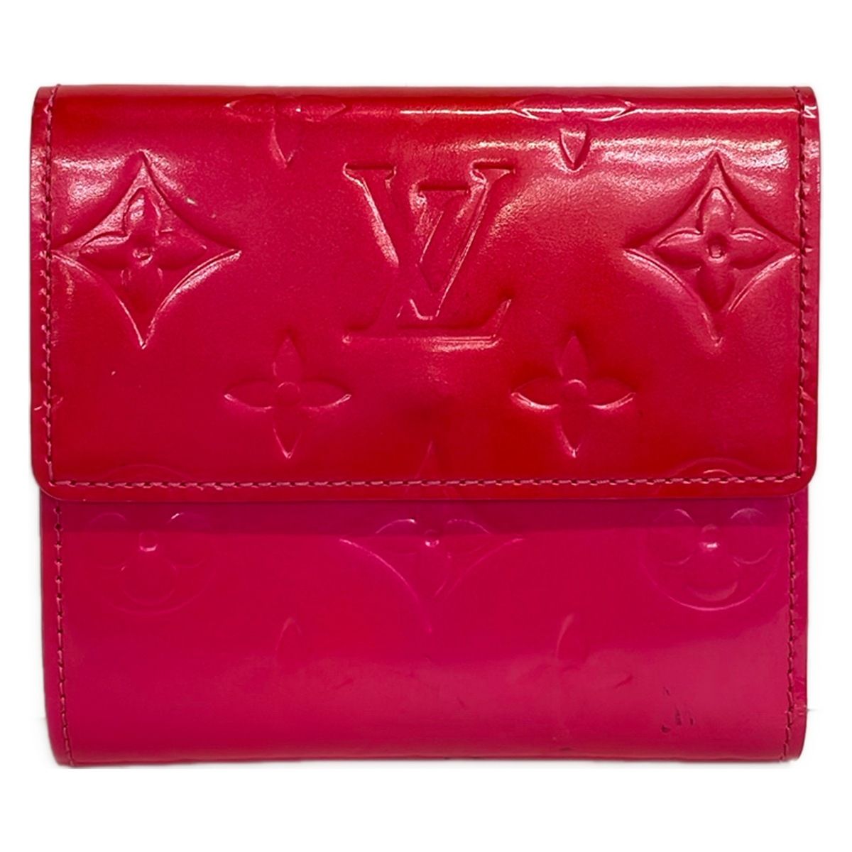 【LOUIS VUITTON（ルイヴィトン）モノグラム ポルトモネ クレディ 】 LOUIS VUITTON(ルイヴィトン) Wホック財布 モノグラムヴェルニ ポルト