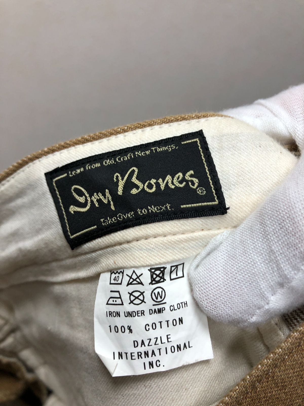 035061 DRY BONES シンチバック パンツ 34 ドライボーンズ 035061 DRY BONES シンチバック パンツ 34 ドライボーンズ