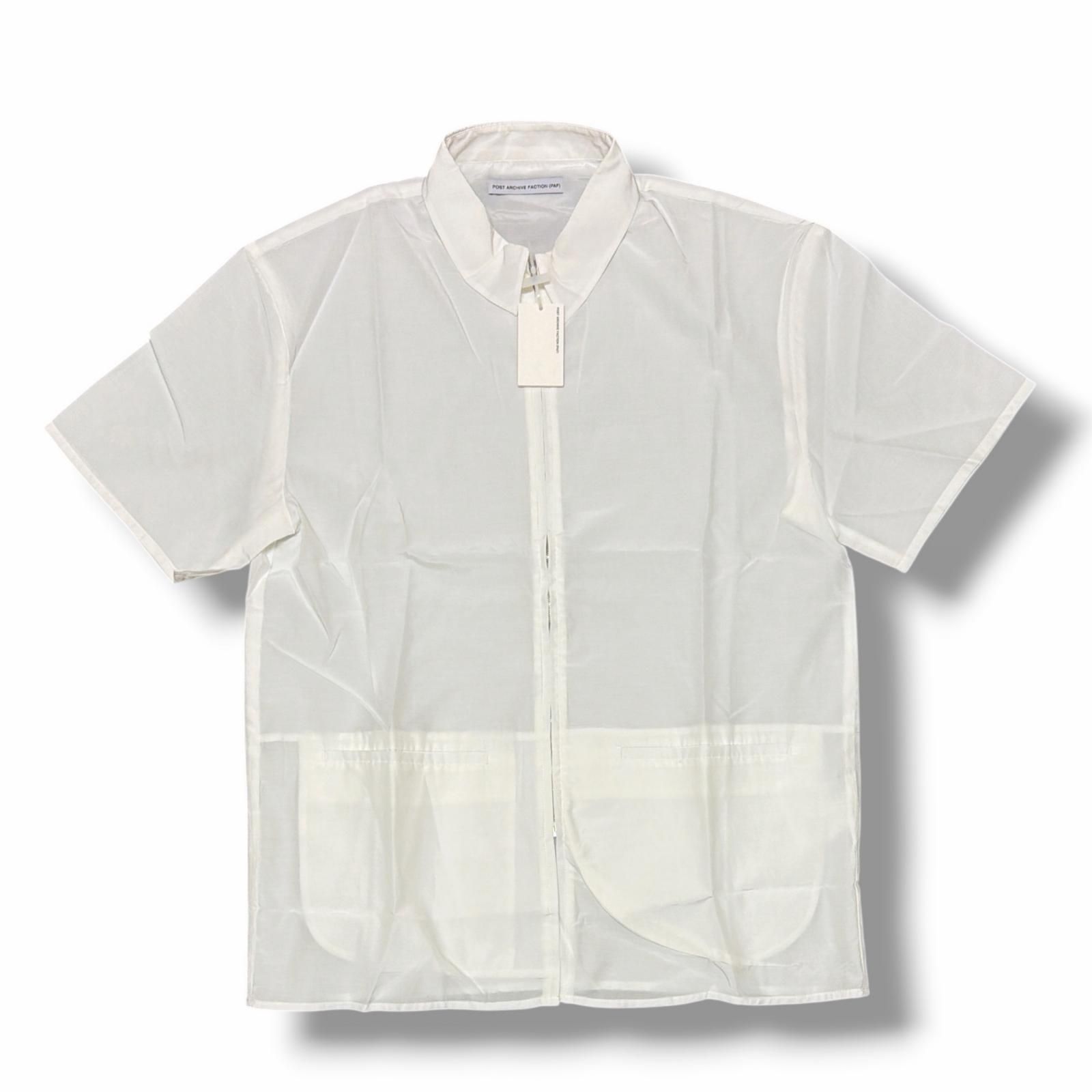 未使用 Post Archive Faction 8.0 HALF SHIRT RIGHT ハーフシャツ ジップシャツ ポストアーカイブファクション 8.0 THSR-W ホワイト M （7209M） 9,472円