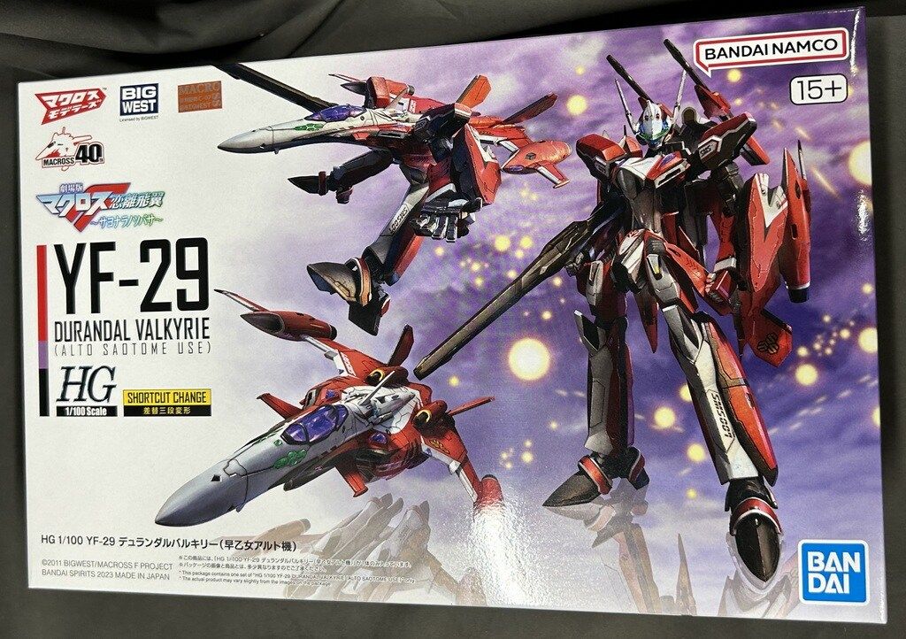バンダイ HG YF-29 デュランダルバルキリー(早乙女アルト機)