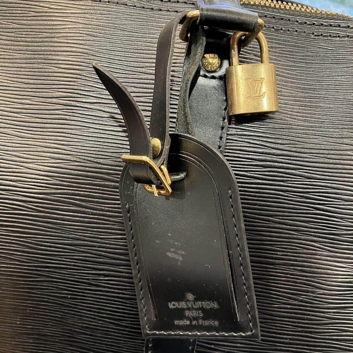 ルイ・ヴィトン LOUIS VUITTON キーポル55 エピ ボストンバッグ レザー