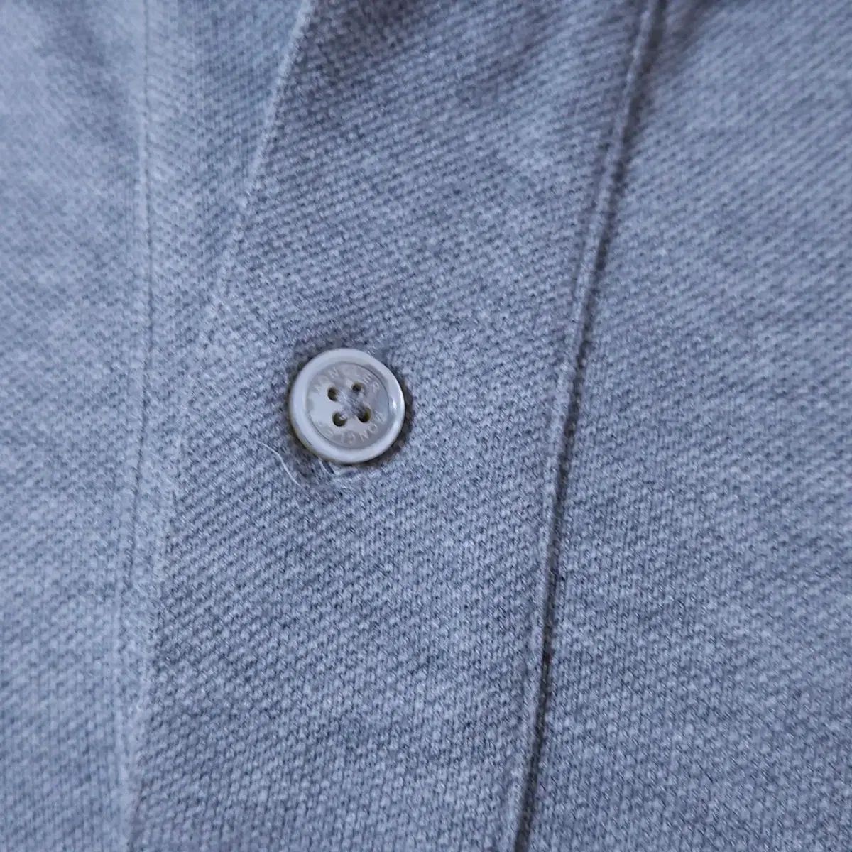 MONCLER モンクレール グレー ポロ 半袖 Tシャツ ユニセックス 90