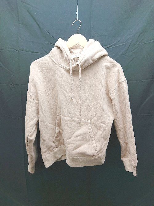◇ PUBLIC TOKYO フード　シンプル　ショート丈 長袖 パーカー サイズ1 ブラウン系 レディース E 【1301260050392】