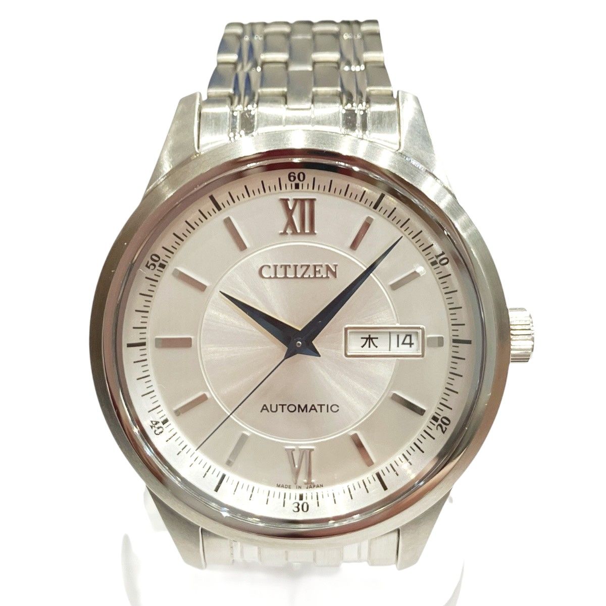 シチズン CITIZEN シチズンコレクション 腕時計 総重量約121.2g SS 自動巻き シルバー文字盤文字盤 NY4050-62A メンズ