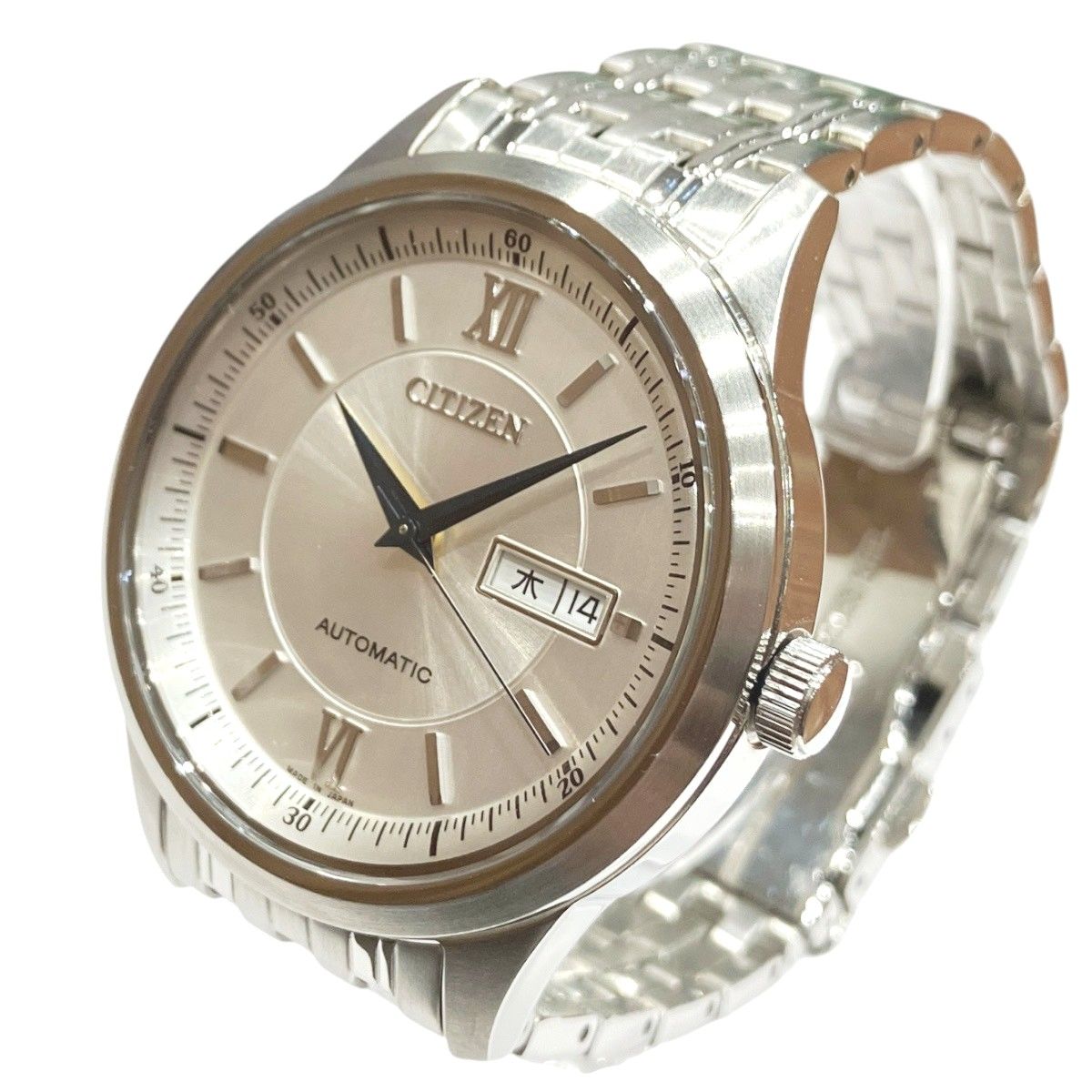 シチズン CITIZEN シチズンコレクション 腕時計 総重量約121.2g SS 自動巻き シルバー文字盤文字盤 NY4050-62A メンズ シチズン CITIZEN シチズンコレクション 腕時計 総重量約121.2g SS 自動巻き シルバー文字盤文字盤 NY4050-62A メンズ
