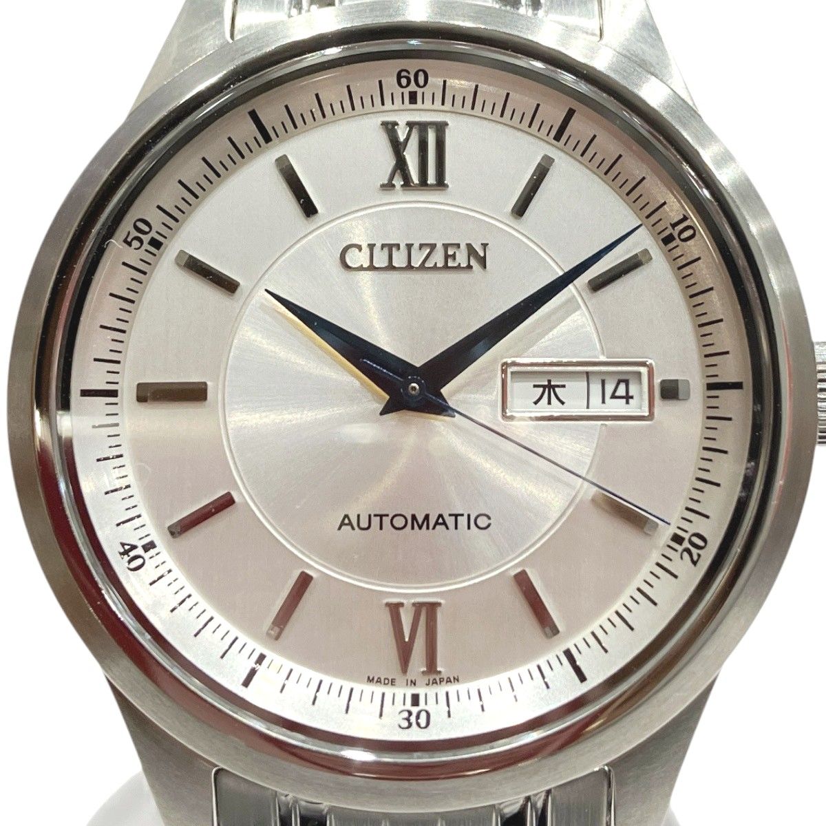 シチズン CITIZEN シチズンコレクション 腕時計 総重量約121.2g SS 自動巻き シルバー文字盤文字盤 NY4050-62A メンズ シチズン CITIZEN シチズンコレクション 腕時計 総重量約121.2g SS 自動巻き シルバー文字盤文字盤 NY4050-62A メンズ