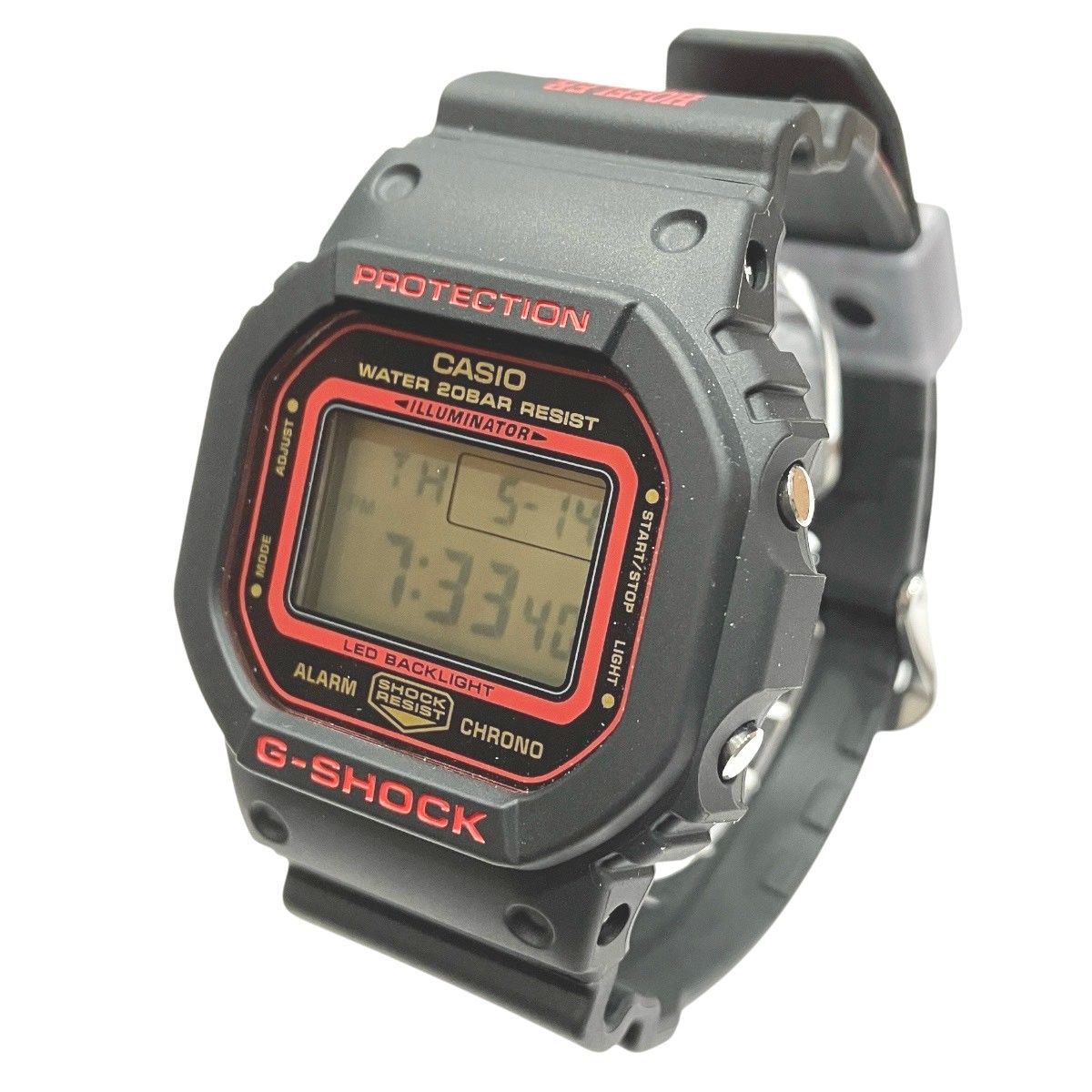 カシオ CASIO G-SHOCK ケルビン ホフラー 腕時計 総重量約52g SS 樹脂 クオーツ ブラック文字盤 DW-5600KH メンズ カシオ CASIO G-SHOCK ケルビン ホフラー 腕時計 総重量約52g SS 樹脂 クオーツ ブラック文字盤 DW-5600KH メンズ