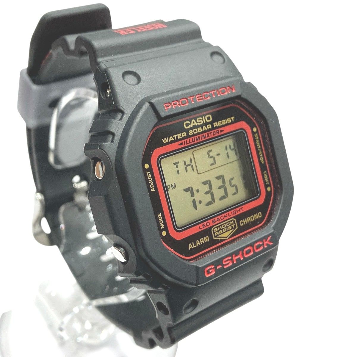 カシオ CASIO G-SHOCK ケルビン ホフラー 腕時計 総重量約52g SS 樹脂 クオーツ ブラック文字盤 DW-5600KH メンズ カシオ CASIO G-SHOCK ケルビン ホフラー 腕時計 総重量約52g SS 樹脂 クオーツ ブラック文字盤 DW-5600KH メンズ
