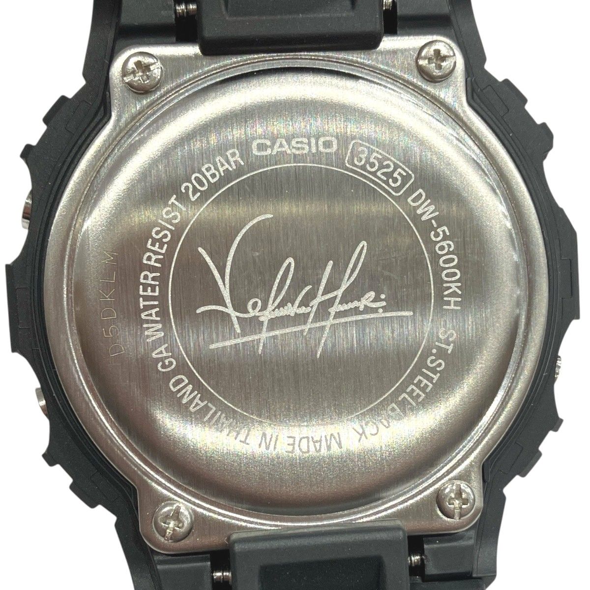 カシオ CASIO G-SHOCK ケルビン ホフラー 腕時計 総重量約52g SS 樹脂 クオーツ ブラック文字盤 DW-5600KH メンズ カシオ CASIO G-SHOCK ケルビン ホフラー 腕時計 総重量約52g SS 樹脂 クオーツ ブラック文字盤 DW-5600KH メンズ