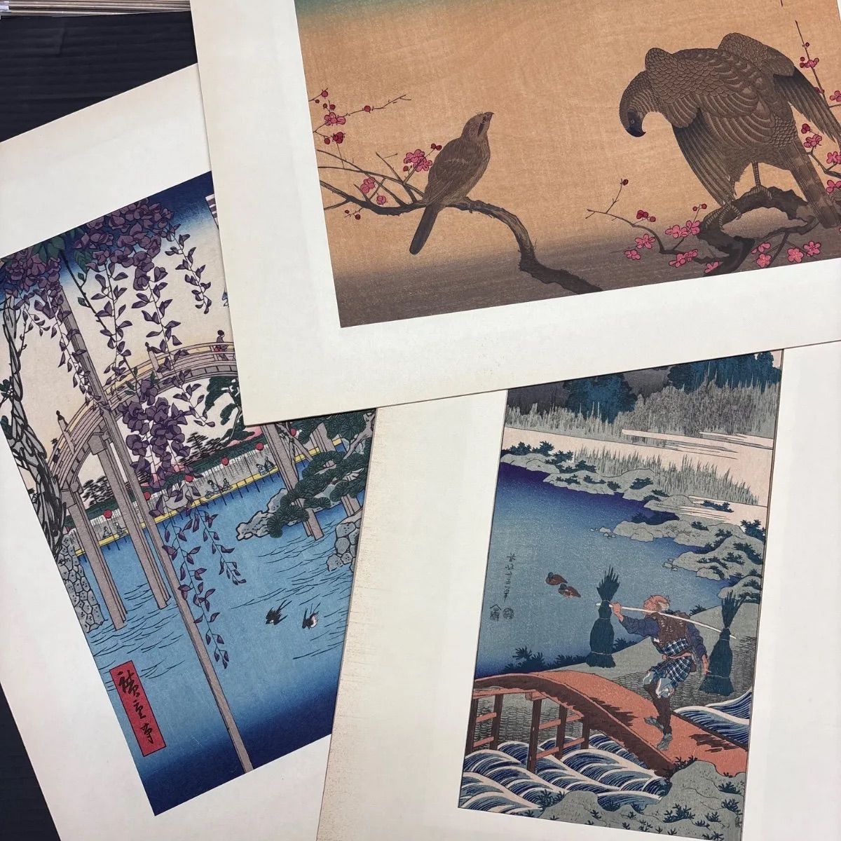 【中古】　稀版浮世絵 花鳥風月選集　25枚セット　揃い