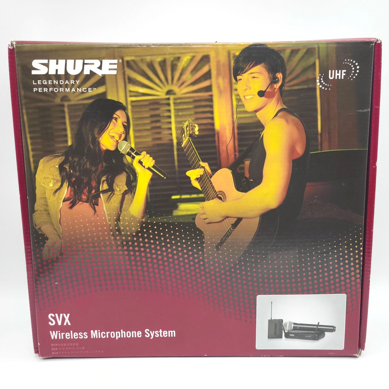 SHURE(シュア)・SVX・ワイヤレスマイクシステム・マイク欠品・No.260424-07・梱包サイズ100