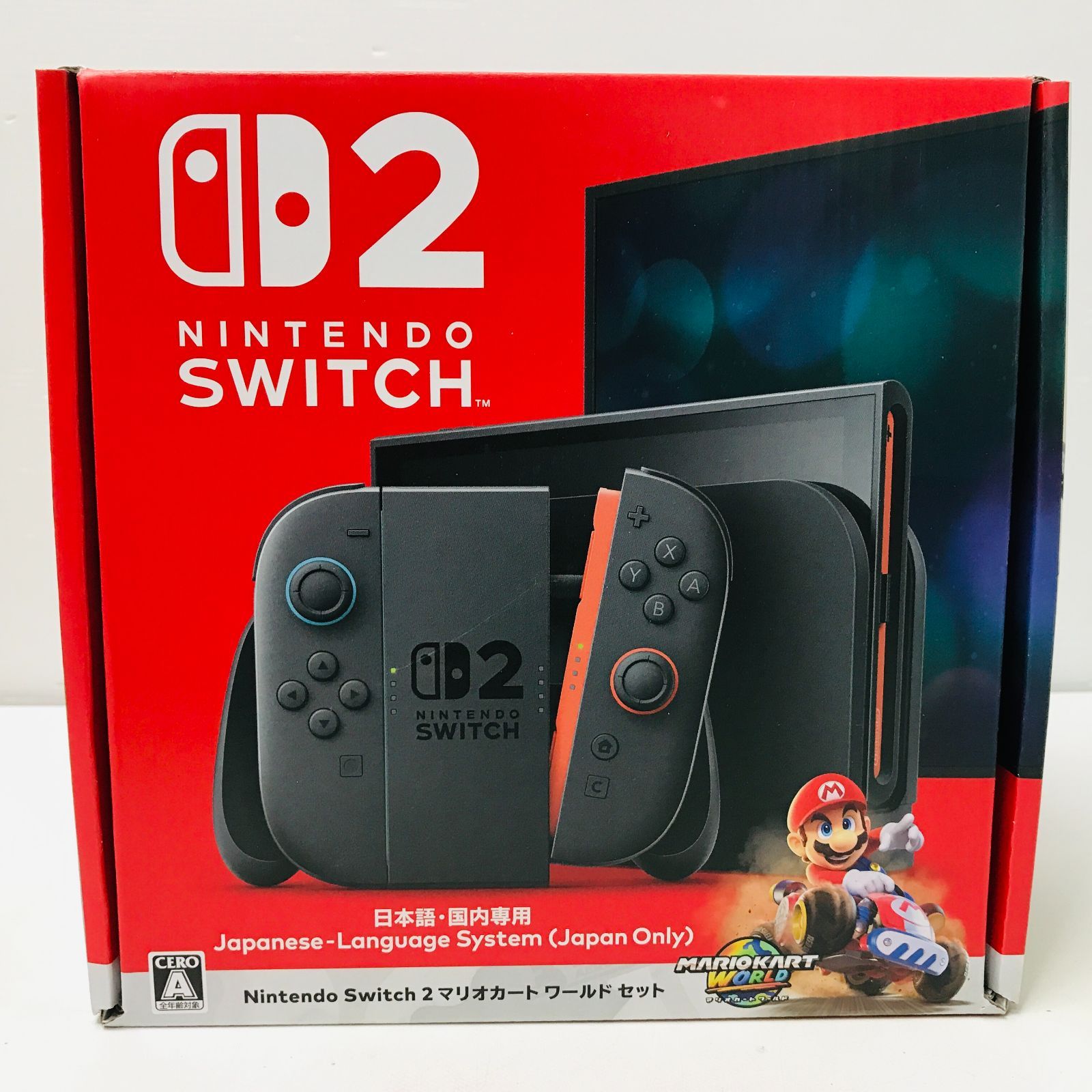 Nintendo Switch2 マリオカートセット ニンテンドースイッチ2 日本語.国内専用 ※マリオカート使用不可 初期化済み 本体 A01-224