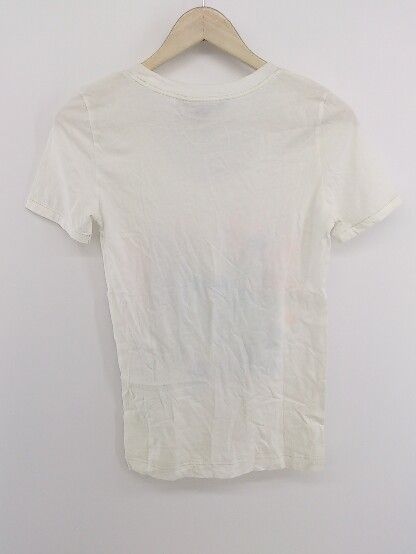 ◇ MARC BY MARC JACOBS ペイント柄 半袖 Tシャツ カットソー サイズ XS ホワイト マルチ レディース P 【1301270002817】 ◇ MARC BY MARC JACOBS ペイント柄 半袖 Tシャツ カットソー サイズ XS ホワイト マルチ レディース P 【1301270002817】