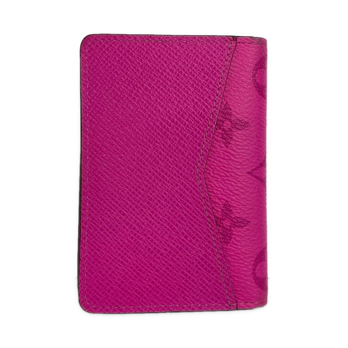 LOUIS VUITTON(ルイヴィトン) カードケース タイガラマ オーガナイザードゥポッシュ M30778 フューシャ レザー、牛革