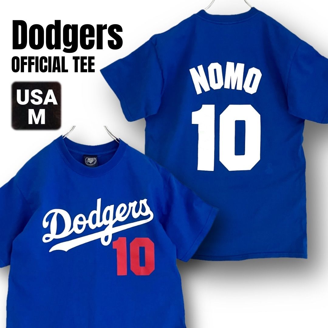 野茂英雄☆ドジャース/オフィシャルTシャツ【NOMO 10】☆ドジャー
