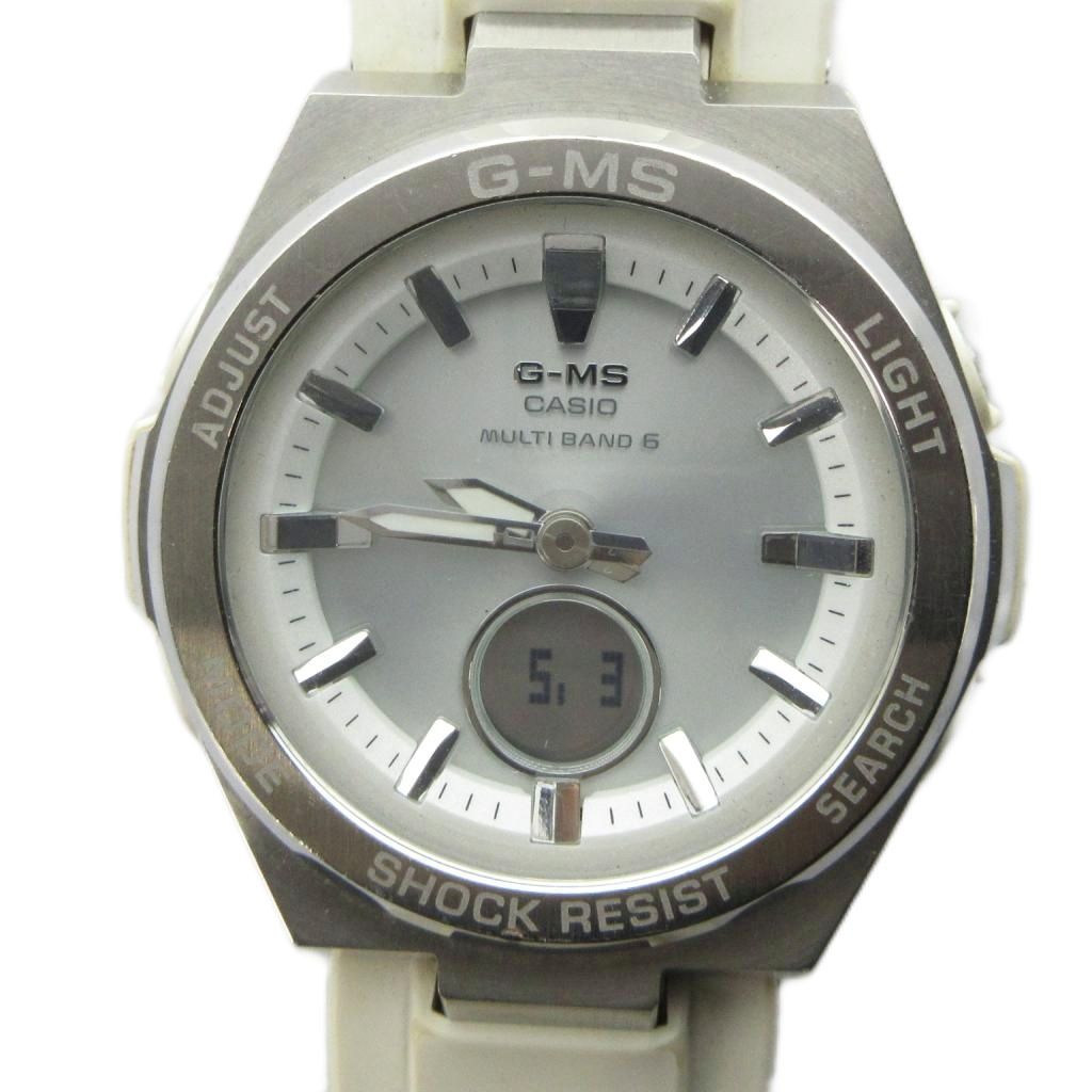 カシオ CASIO G-MS Baby-G MSG-W200 腕時計 ウォッチ タフソーラー カレンダー付き シルバー色 ■GY11 /MQ