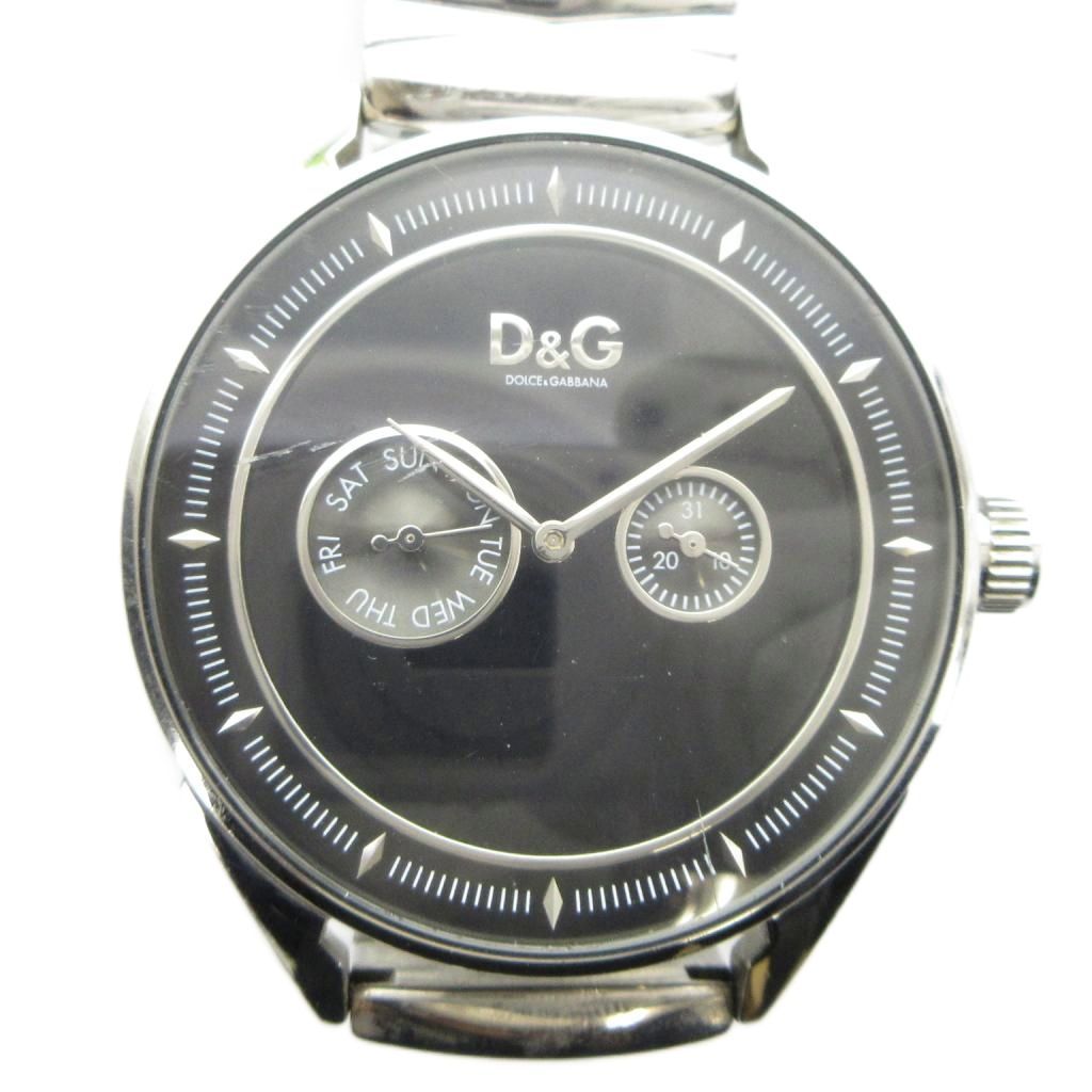 稼動】 DOLCE&GABBANA D&G ドルチェ&ガッバーナ 腕時計 クォーツ QZ 