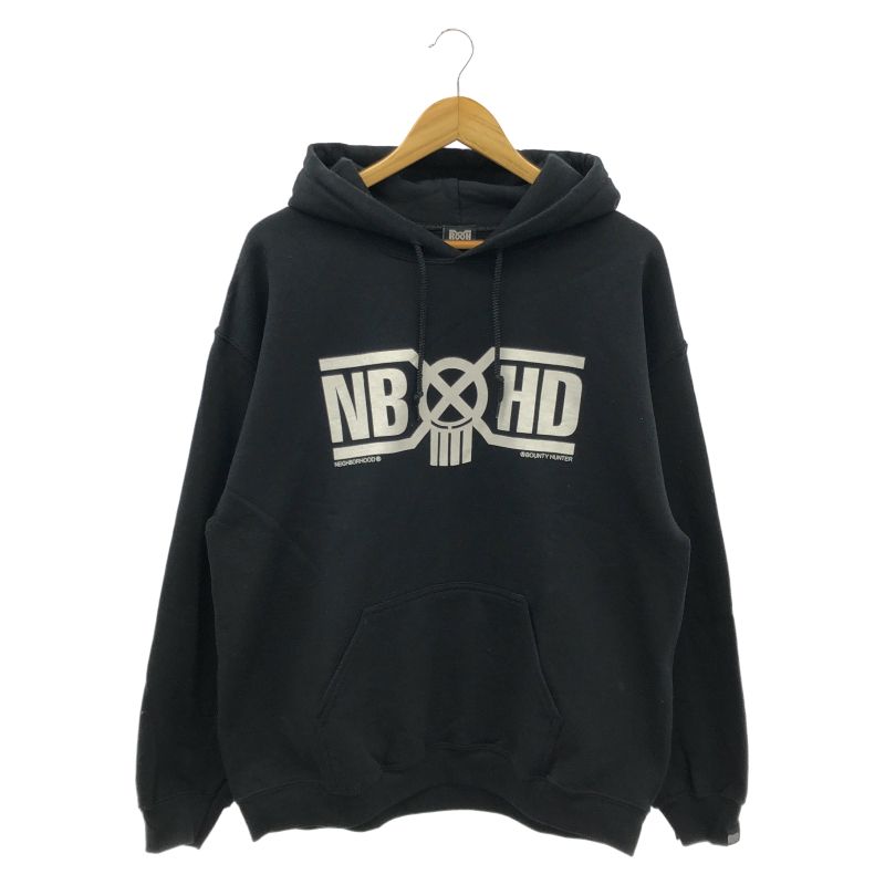 【中古】NEIGHBERHOOD ×BOUNTYYHUNTER プルオーバーパーカー L 黒[79]