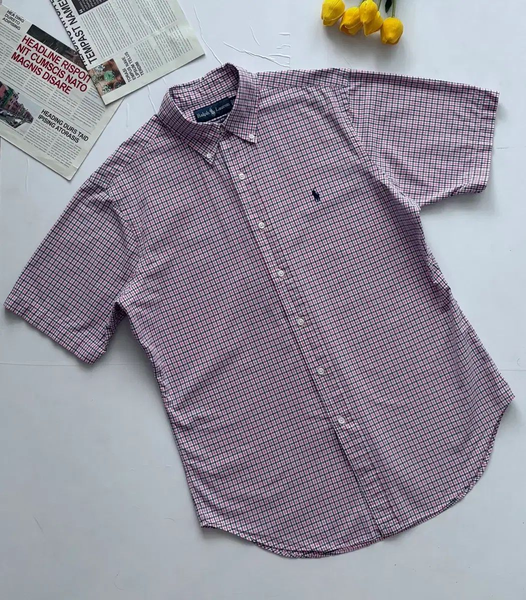 Polo ポロラルフローレン Classic フィット CHECK 半袖 シャツ