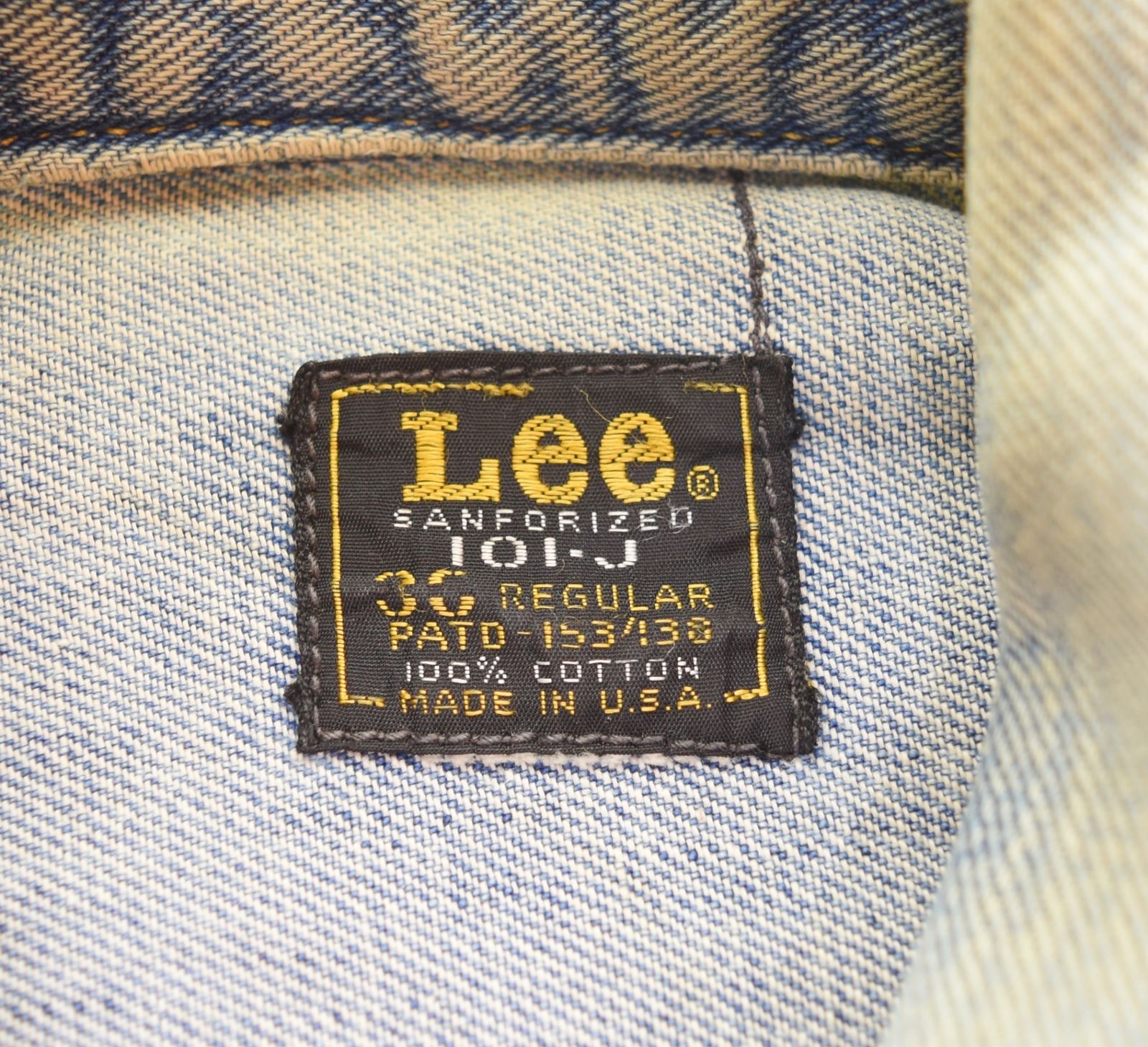 リー Lee 70's 101-J DENIM TRUCKER JACKET デニム トラッカー MADE in