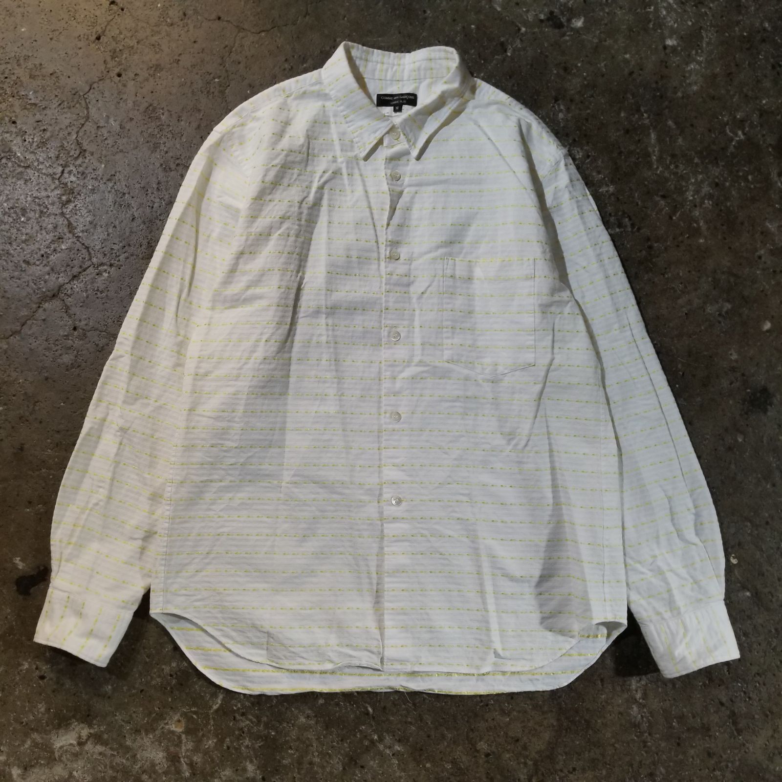 COMME des GARCONS HOMME PLUS 24aw 花柄刺繍 シャツ M コムデギャルソンオムプリュス 2024aw AD2024